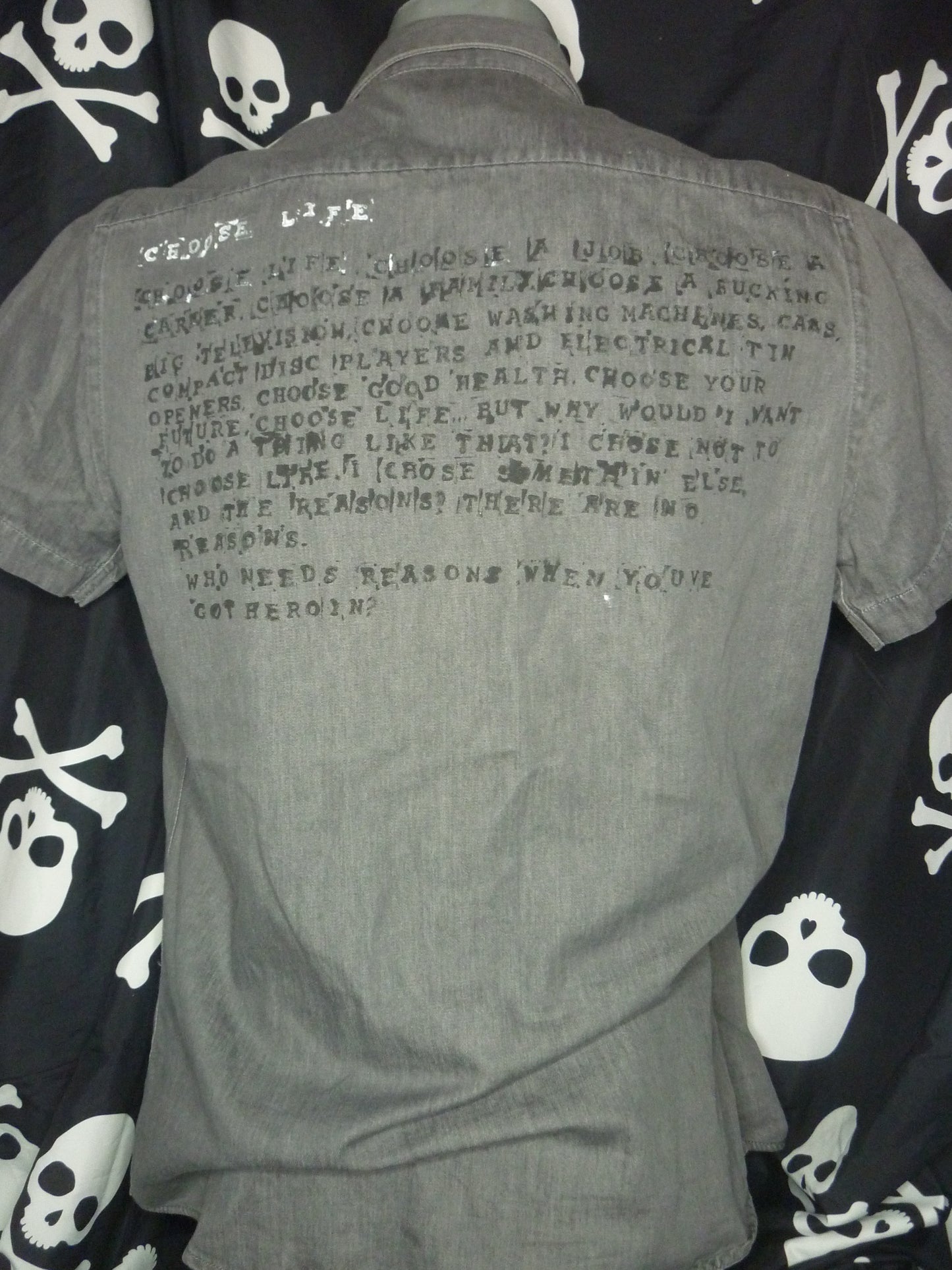 Trainspotting monologue t shirt
