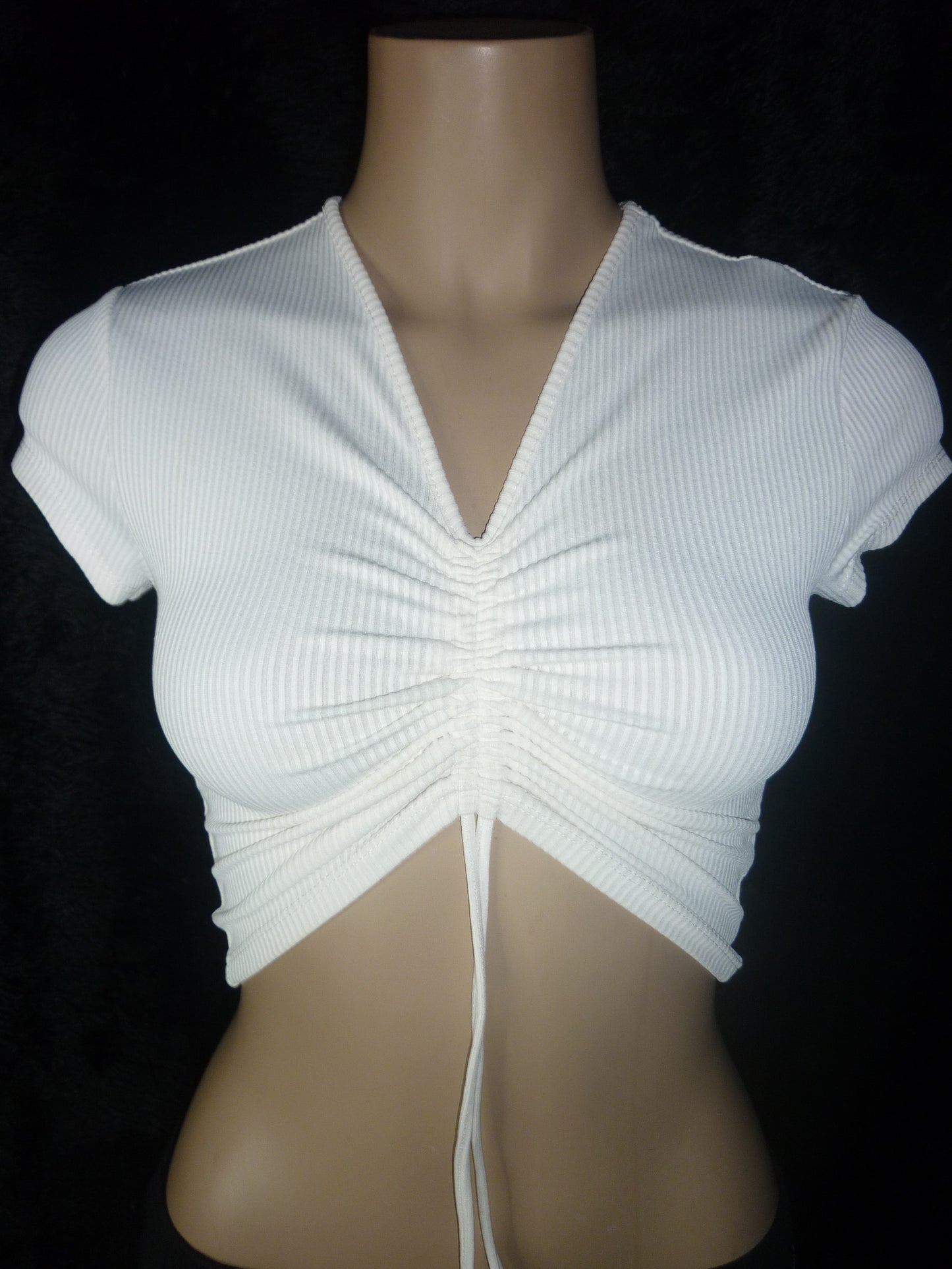 White Strechy Top
