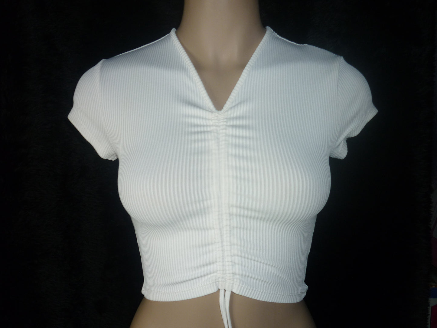 White Strechy Top