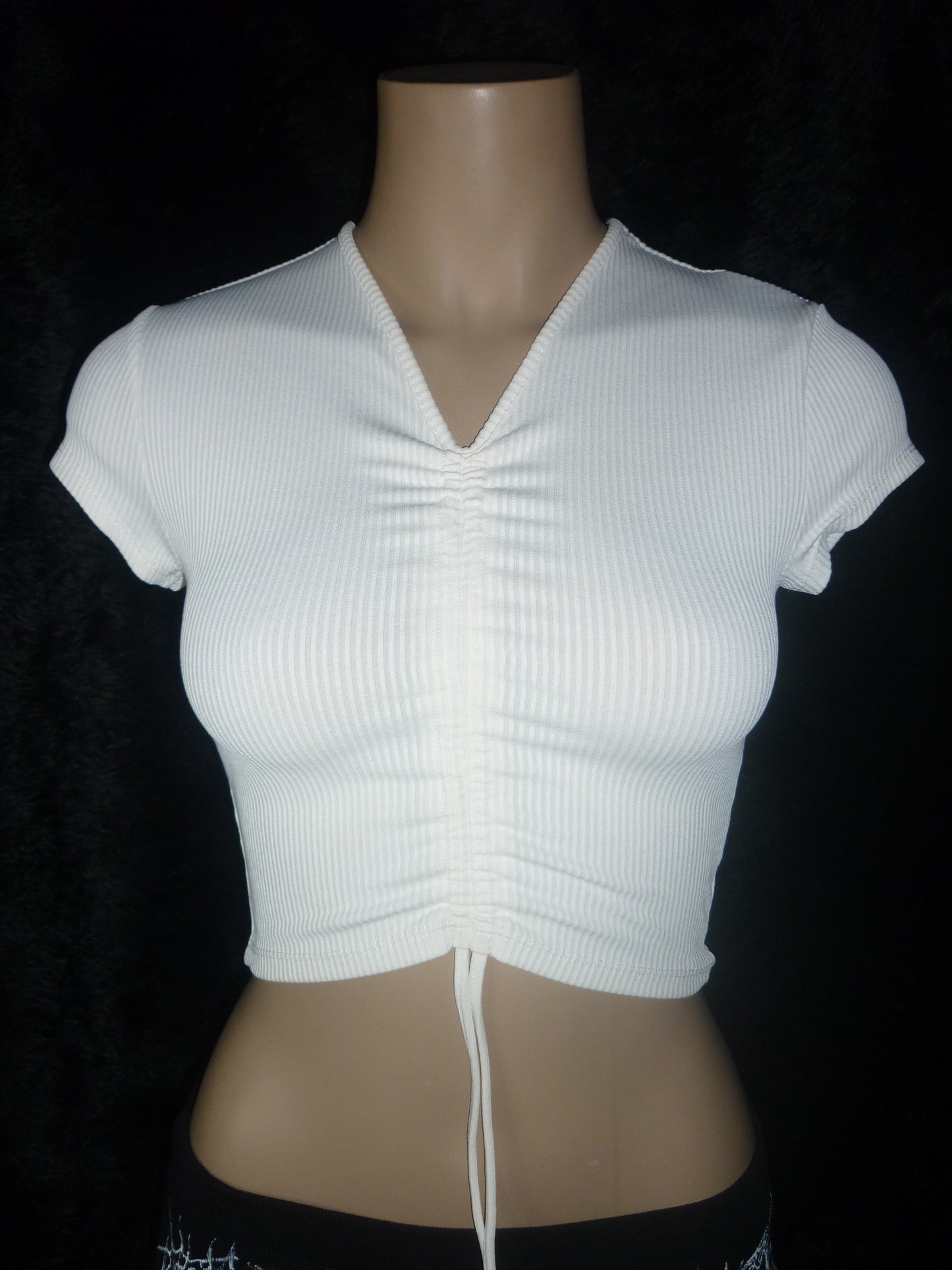 White Strechy Top