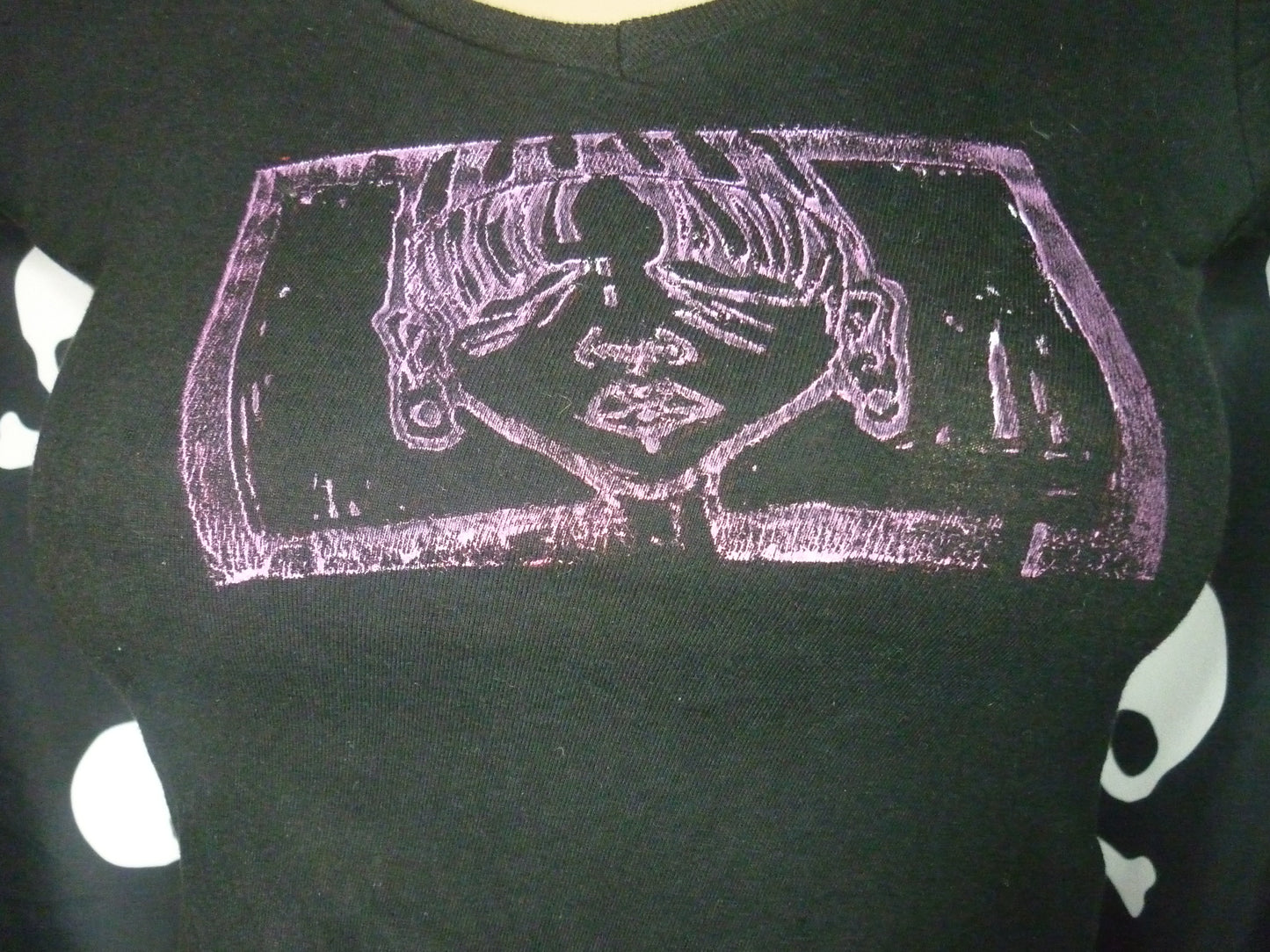 Baby tee hand painted