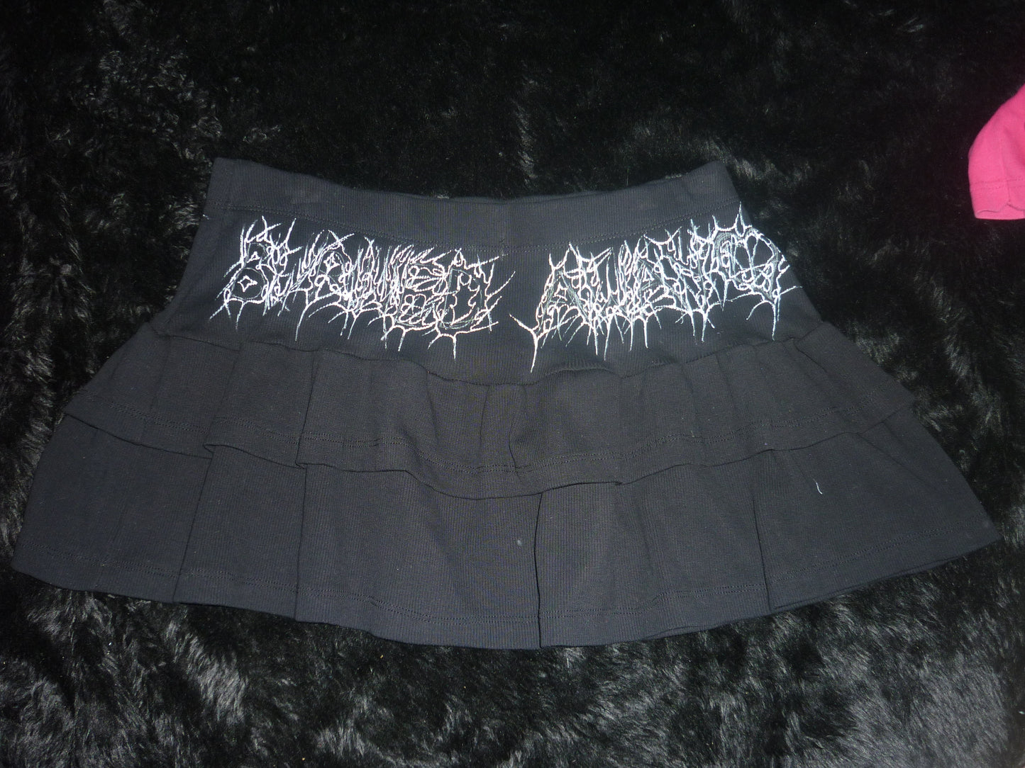 Forever burned away mini skirt