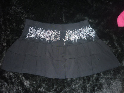 Forever burned away mini skirt