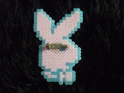 Playboy Hama Beads Pin