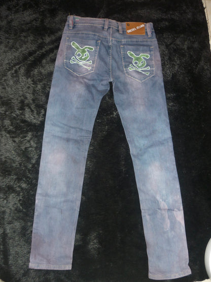 Diesel hand painted jeans