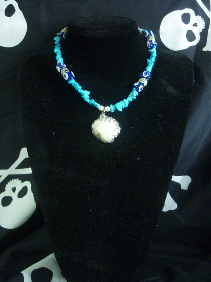 Hand made evil eye necklace