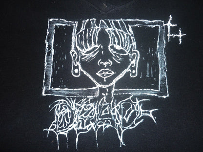 Hand Painted Black Baby T