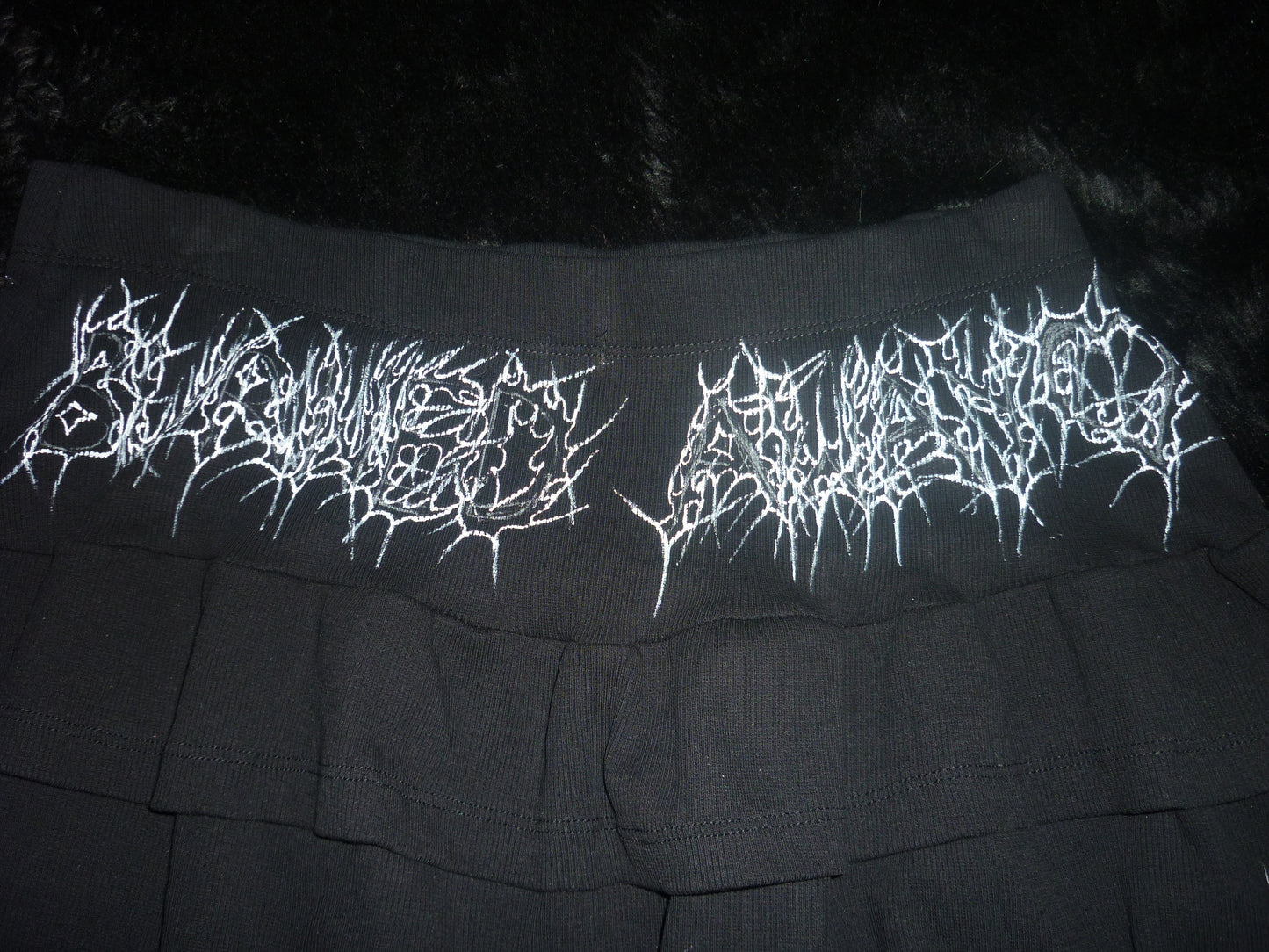 Forever burned away mini skirt