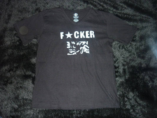 “F⭐️cker” hand painted t shirt