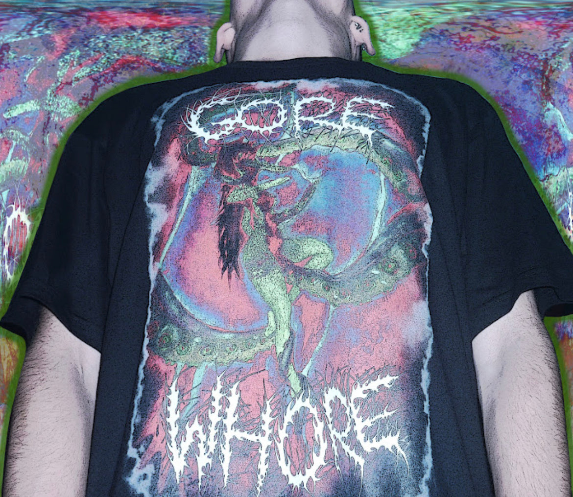 “G*re wh*re” originally designed graphic tee